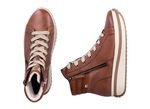 Rieker, trendy dameslaarzen, winterschoenen, met uitneembaar voetbed BRUIN
