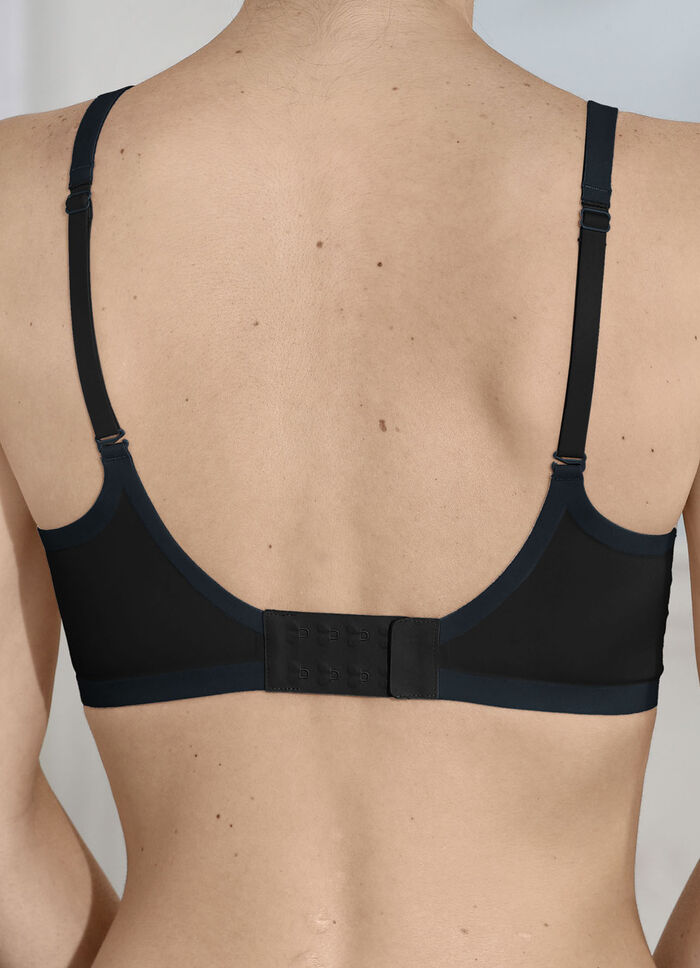 Naturana bh met uitneembare pads SCHWARZ