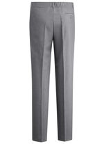 "Klaus Models" broek met plooien in 3 kleuren MITTELGRAU MELIERT