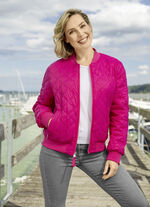 Functionele omkeerbare blouson met tweewegrits 