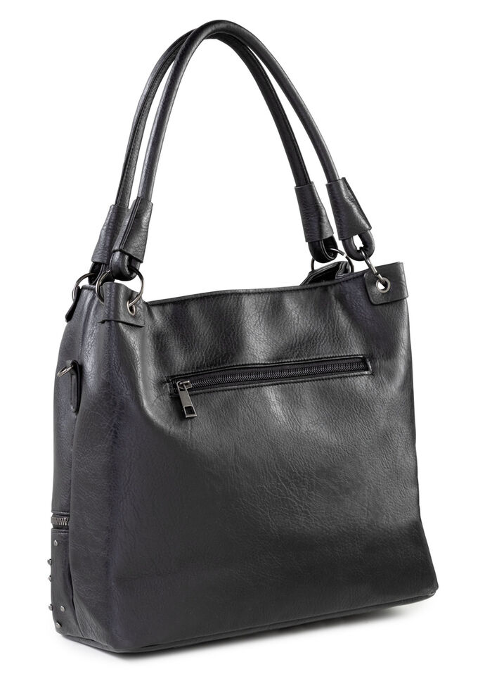 Tas met trendy decoratieve klinknagels SCHWARZ