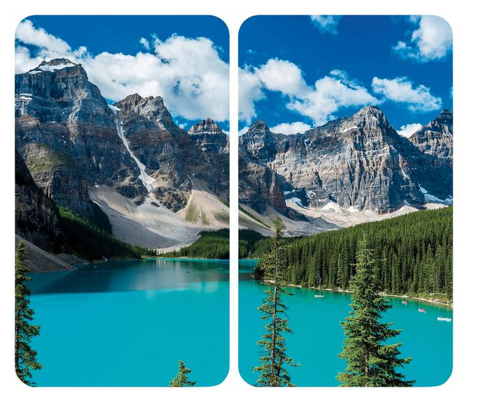 Bergsee kachelafdekplaten, set van 2 