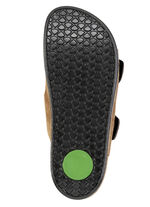 Mubb, klassieke herenmuiltjes, breedte H, gemaakt van leer COGNAC