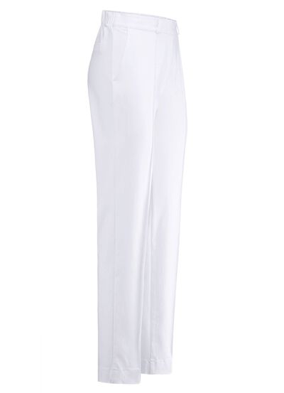 Broek met sierstiksels 