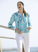 Blousejasje met geribd breisel 