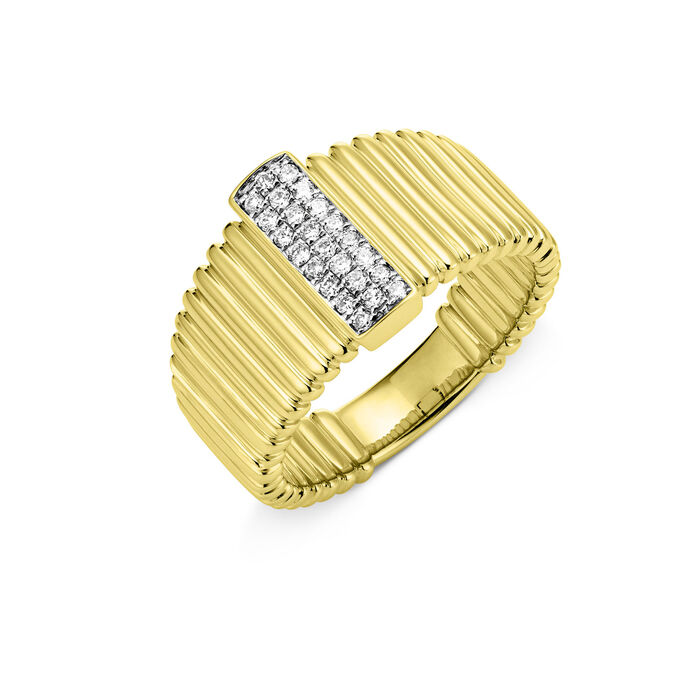 Prachtige diamanten damesring met 24 diamanten 