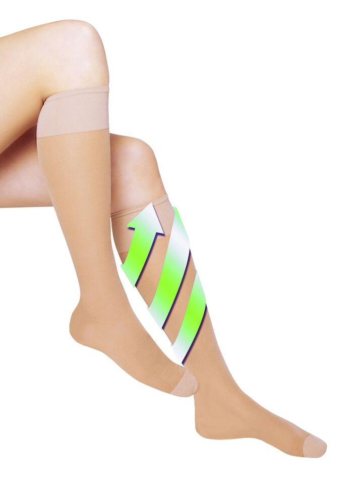 Fresh-Travel ondersteunende kniekousen, 3-pack 