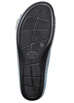 Comfortabele damesmuiltjes, breedte G, met klittenbandsluiting JEANS