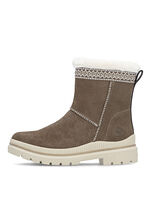 Remonte, gevoerde dames enkellaarsjes, winterschoenen, breedte G, met lamsvacht BRAUN