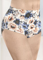 Laurina driepack slips met bloemenmotief 