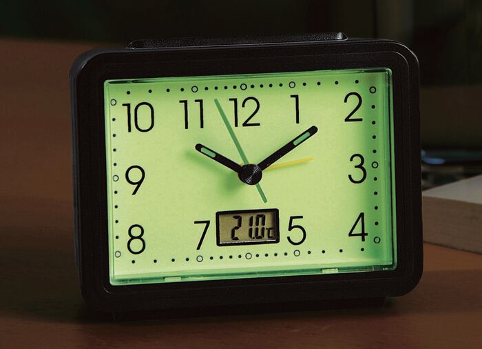 lichtgevende wekker 
