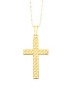 Kruishanger met ruitpatroon 