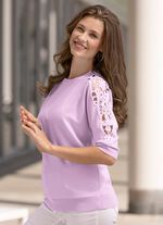 Trui van zachte, soepel vallende kwaliteit 