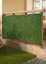 Praktisch privacyscherm van stevig kunststofgaas 