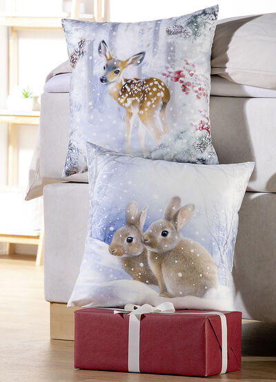 Fluweelzachte kussenslopen met ritssluiting 