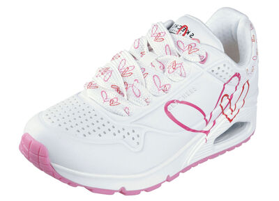 SKECHERS veterschoenen met schattige hartjesprint 