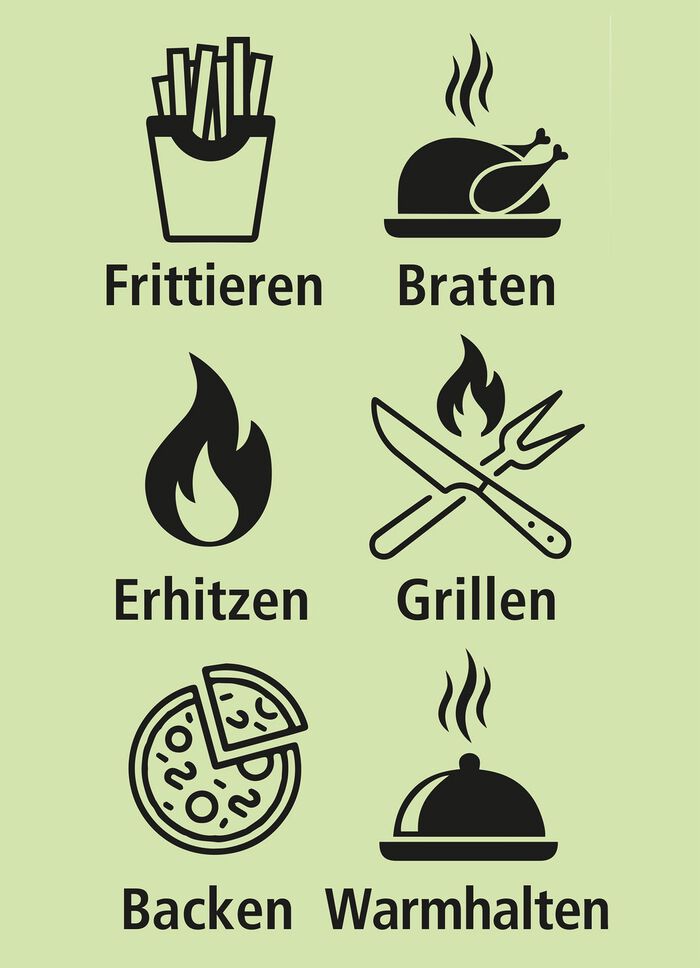 Digitale heteluchtfriteuse 