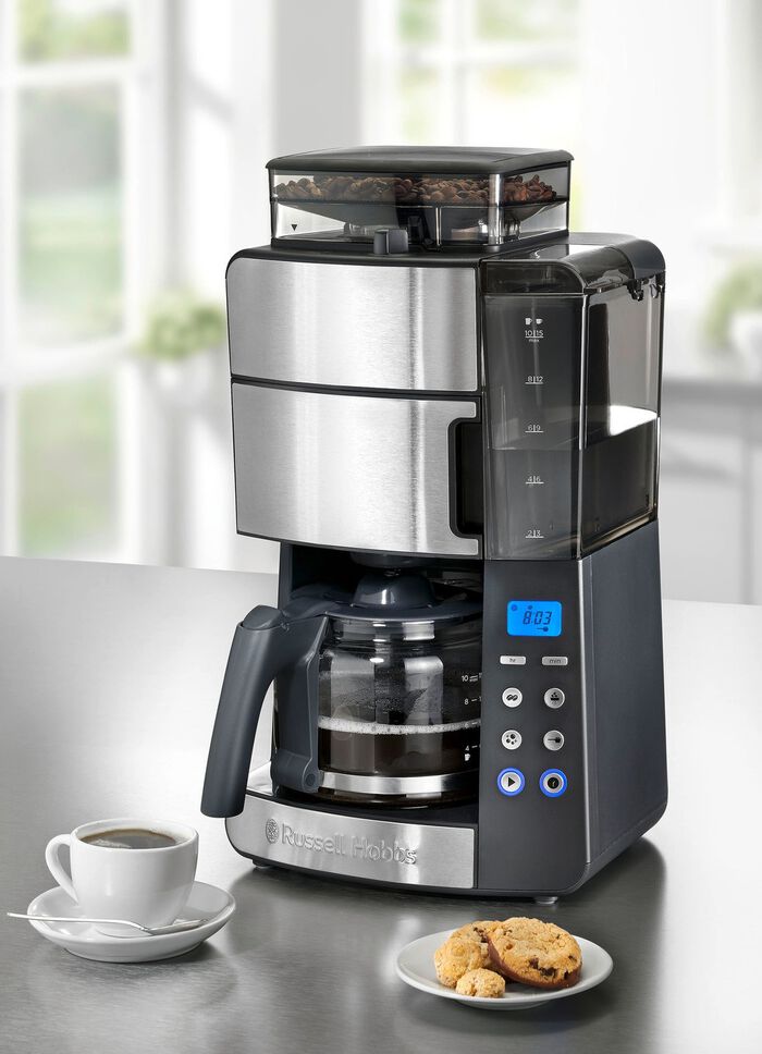 Russell Hobbs koffiezetapparaat met ge&iuml;ntegreerde conische molen 