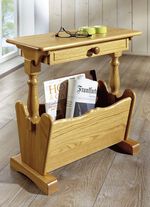 Krantentafel gemaakt van massief eikenhout 