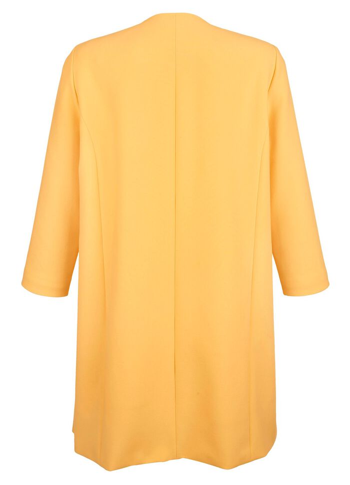 Lange blazer met zakken 