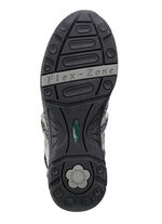 ELENA EDEN sandaal met textielrand GRIJS-TAUPE