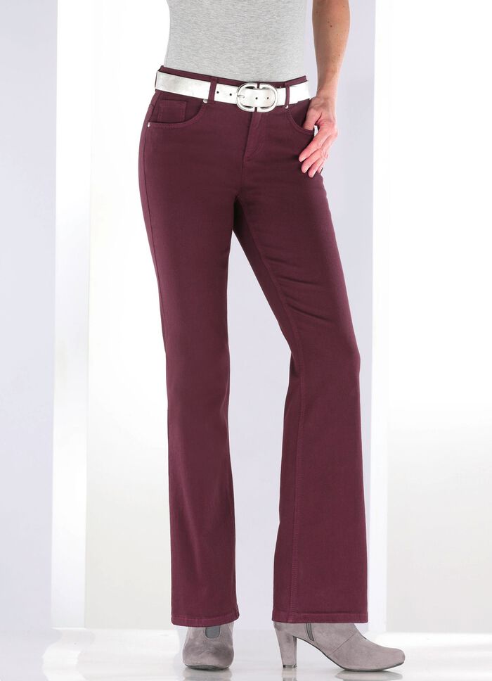 Magic-jeans met modieuze wijde pijpen 