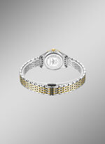 Roterend quartz dameshorloge met roestvrijstalen armbandkast 