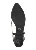 Andrea Conti, chique dames slingpumps, met elastische band SCHWARZ-WEISS