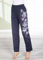 Broek met een geweldig bloemendessin MARINE