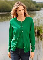 Vest van puur katoen GROEN