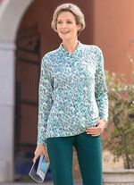 Pullover met decoratieve V-kraag 