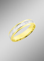 Klassieke trouwring in bicolor 