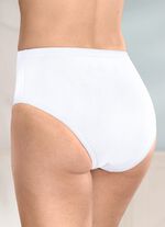 Verpakking van vier slips met elastische tailleband 2X MARINE, 2X WEISS