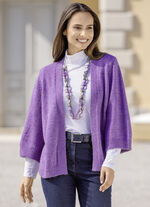 Cardigan met alpaca KROKUS GEMÊLEERD