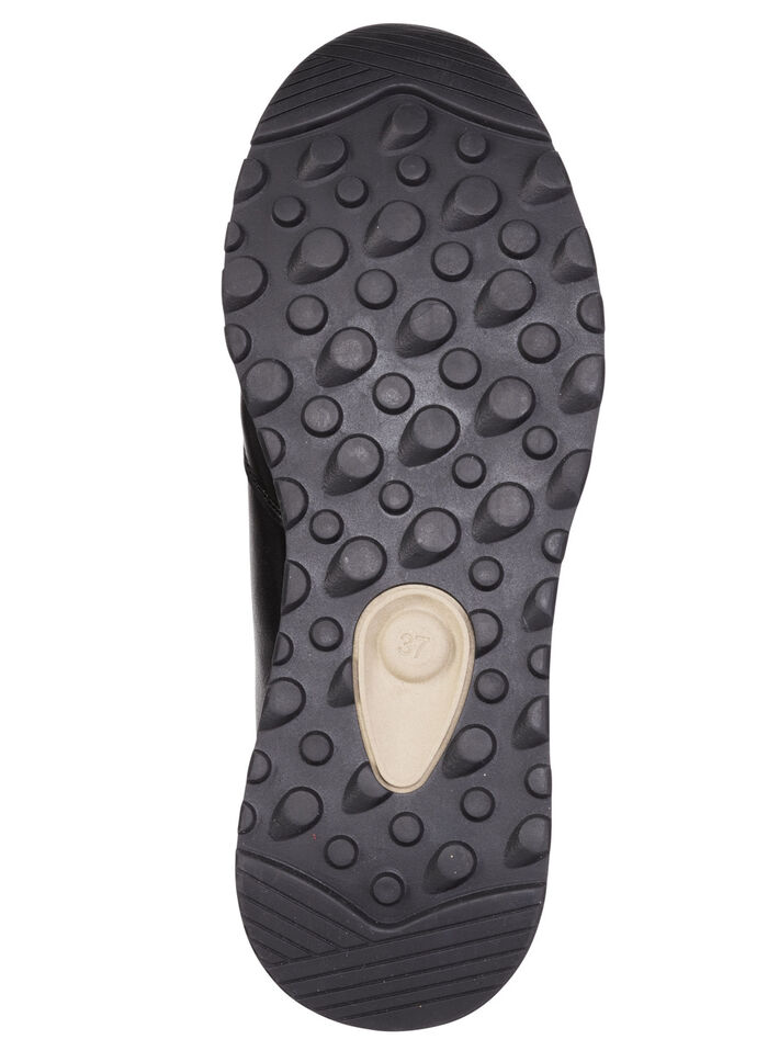 ELENA EDEN, trendy damessneakers, breedte G, met uitneembaar voetbed SCHWARZ-BRAUN