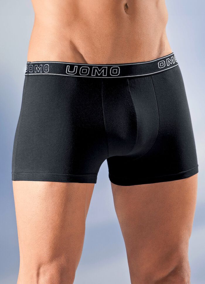 Set van vijf broeken, effen met elastische tailleband 