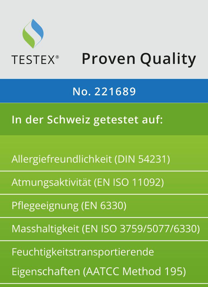 Eersteklas donsdeken &ldquo;speciale serie blauw &amp; cr&egrave;me&rdquo; uit het Zwarte Woud 