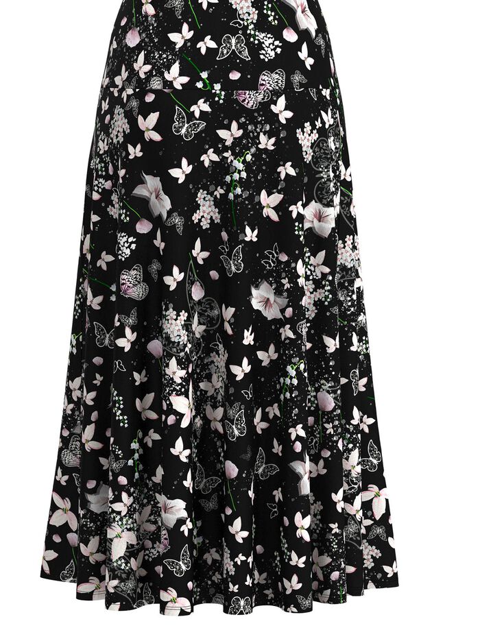 Rok met figuurflatterend juk 