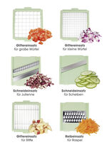 3-in-1 multi-cutter inclusief 6 mesjes 
