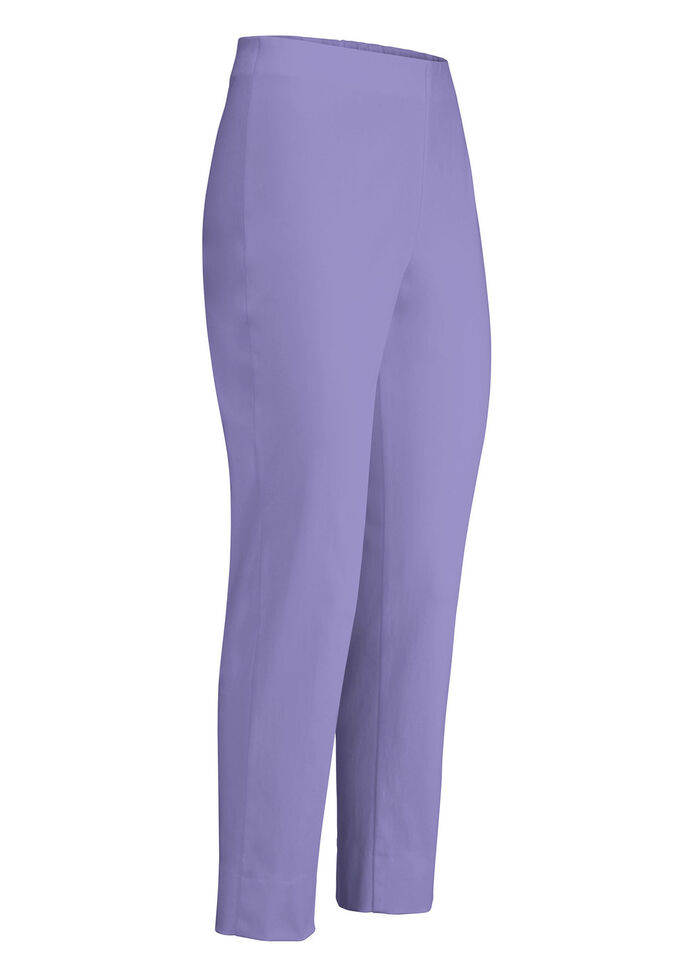 Zachte stretchbroek in 7/8 lengte LAVENDEL