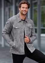 Leren kort jasje van &ldquo;Jilani&rdquo; 