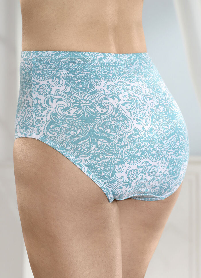 Pak van vier slips met printmotief 