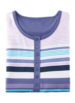 Twee-pack nachthemden, kortere snit en zijsplit aan de zoom 