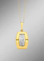 Moderne hanger met diamant 