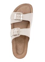 ELENA EDEN, comfortabele damesmuiltjes, breedte H, gemaakt van leer BEIGE