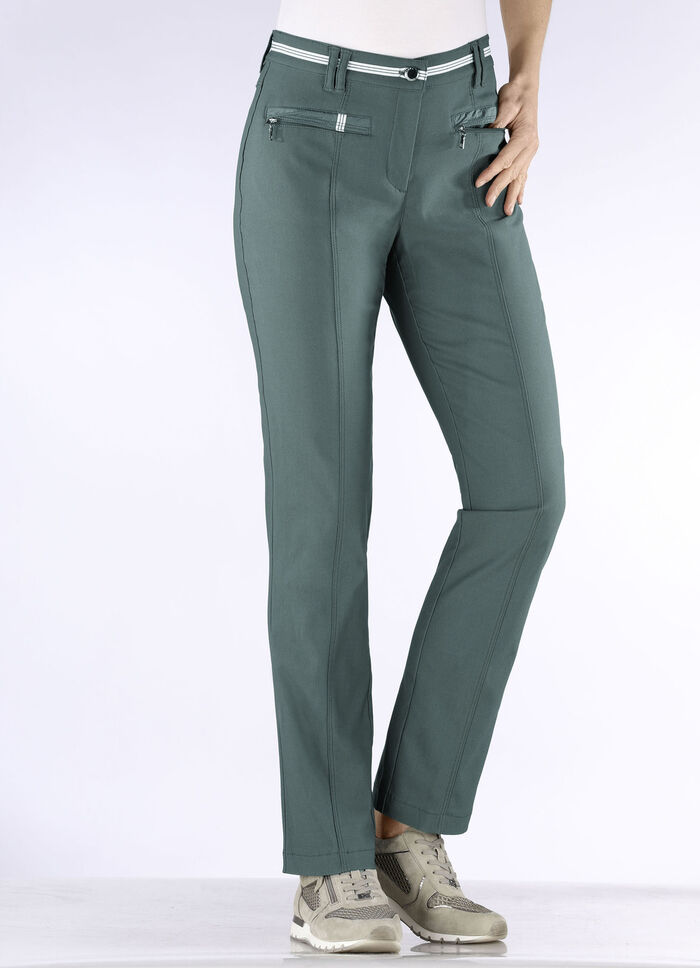 Broek met sportieve chic WIJSGEER