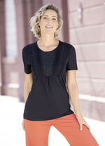 Shirt met fraai kant 