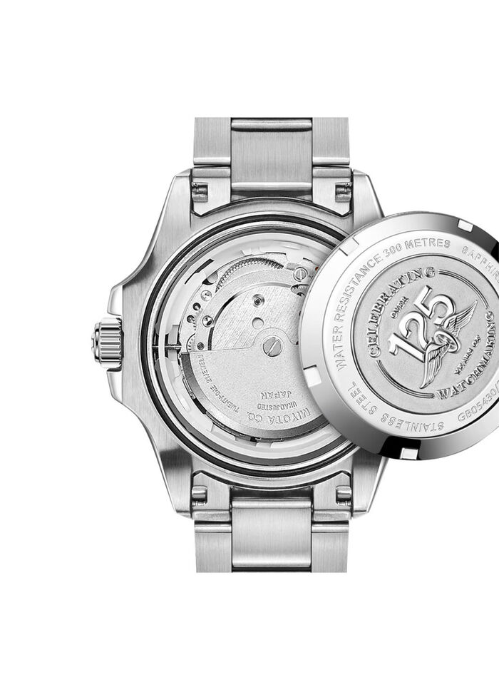 Rotary Henley Seamatic automatisch duikhorloge met roestvrijstalen kast 