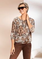 Tuniek met decoratieve plooien 