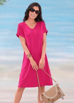 Laurina tweepack jurken met borduurkant 